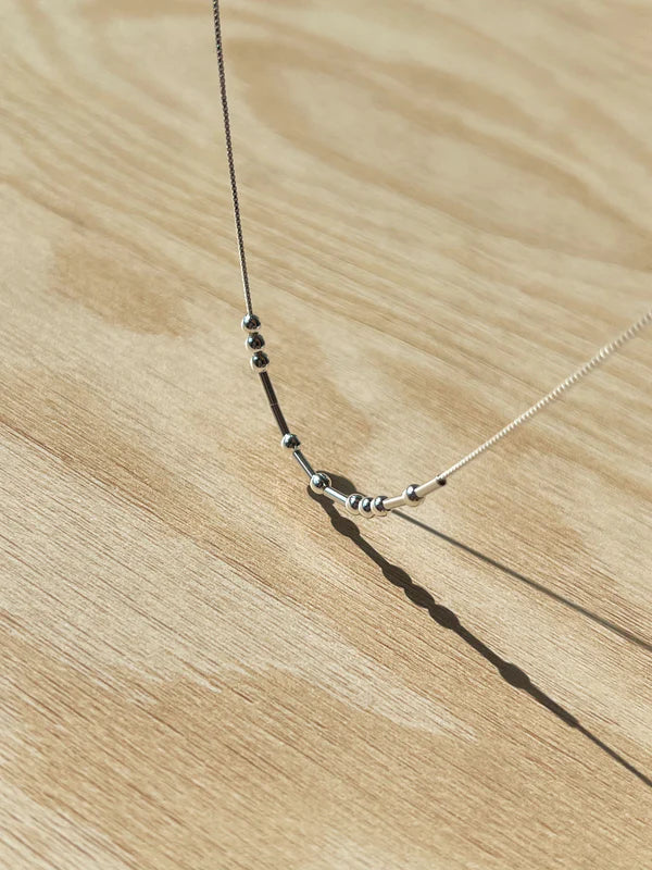 morse code necklace
