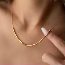morse code necklace